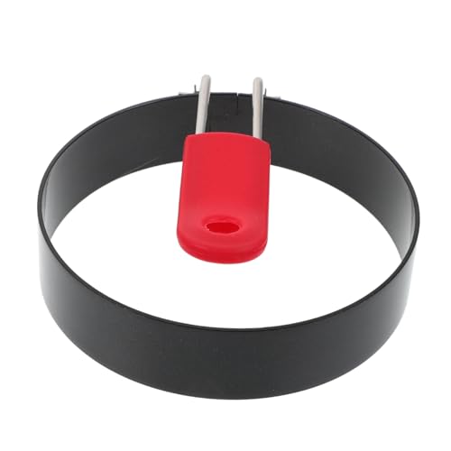 Garneck 2pcs Stainless Steel Frying Mold Non-stick for Pancakes Breakfast Sandwiches Versatile Kitchen Tool with Silicone Handle