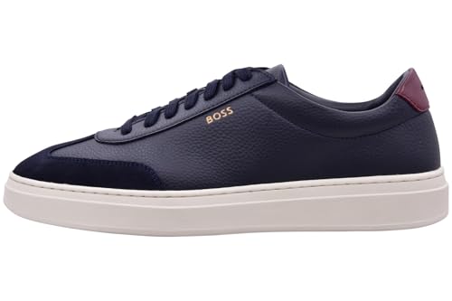 Image of BOSS Men's Kieran Smooth Leather Tennis Sneaker