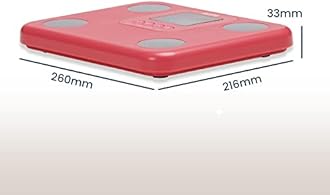 TANITA BC-730 Lightweight Compact Innerscan Body Composition Monitor Easy to Read Display 9 Measurements Pink
