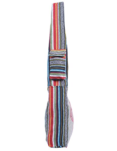 Image of THE COLLECTION ROYAL Graphic Crossbody Bag for Women, Boho Purse, Boho Bag, Hippie Bag, Hippie Purse, Cloth Purse for Women