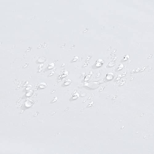 Mvsuta Elorny Button Tassel Farmhouse Boho Hand-Knotted White Fabric Shower Curtains For Bathroom, Modern Decorative Spa Hotel Bathroom Curtains,72" W X 72" L #TOP1