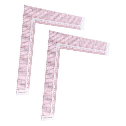 Misurazione versatile: con il suo righello per la marcatura dei modelli e la funzionalità di classificazione, questo righello da sarto per cucire si adatta a vari requisiti di taglia, migliorando l'efficienza nella creazione di indumenti, righello da cucito con cursore, righello da cucito a 90 gradi