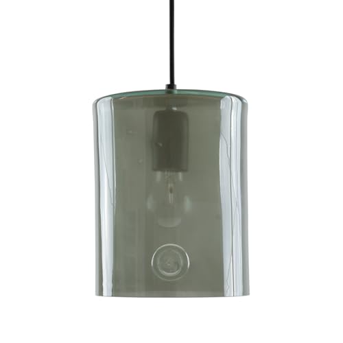 Suspension en verre gris 60W E27 lgh0413 | Lustre plafond cuisine et salon