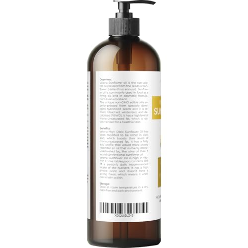 Velona AV1K Usda Certified Organic Sunflower Oil thumb #4