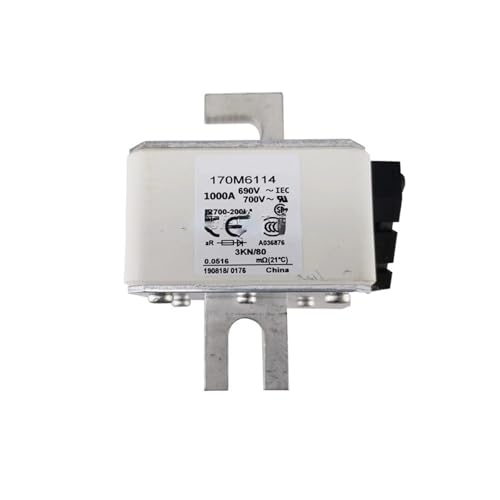 Fusible à action rapide 170M6114 avec haute capacité de coupure pour armoire électrique