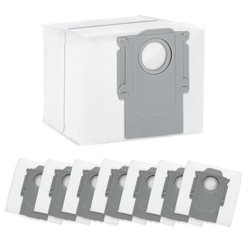 ANOMM 12 Stück Staubbeutel für Roborock Q5+/Q5 Pro+/Q7+/Q7 MAX/Q7 MAX+/Q8 Max+/S8 Pro Ultra/Q5 Max+ Roboter Staubsauger Selbstreinigungsstation, Ersatz-Staubsaugerbeutel mit Großer Kapazität