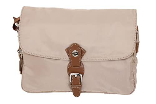 Besace Katana Nylon Garni Croûte De Cuir De Vachette K 29301