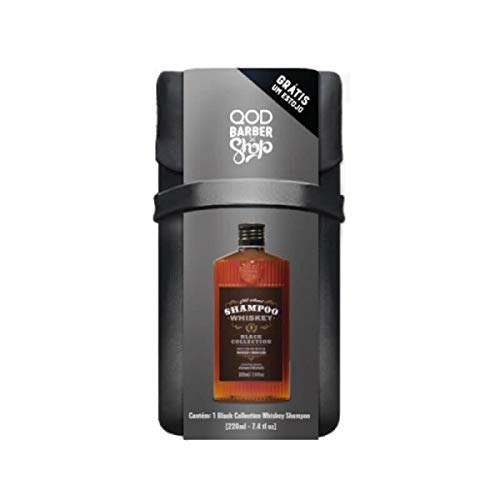 Shampoo para Barba e Cabelo QOD Proteção e Hidratação Old School WHISKEY + Estojo