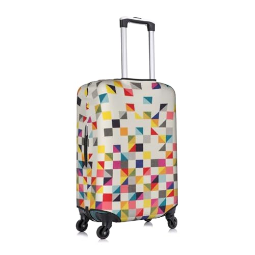 Triangle Geometric Suitcase Cover Luggage Protector Fits Four Sizes Suitcase3