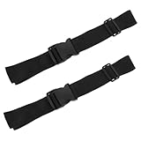 PENIKOKO 2 Piezas Correa Ajustable para Equipaje con Hebilla Doble para Maletas y Mochilas Extensores de Cinturón para Bolsa de Cintura y Mochila Accesorio Compacto y Robusto para Viaje