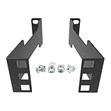 Ronyme 1U Server Rack Tiefen- Einbau-Rack-Adapter Robuste, vielseitige Hardware Tragbarer Carbon-Netzwerkhalterungs-