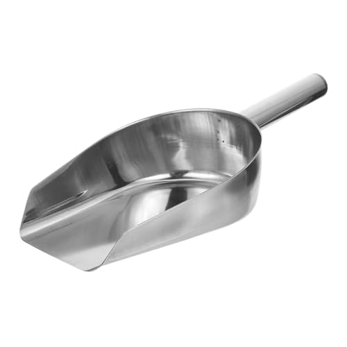 Hohopeti Pala de Acero Inoxidable Multifuncional para Hielo y Cocina Resistente la Corrosión para Porcionar Harina Cubitos y Bolas de Helado Herramienta Segura y Duradera para Uso