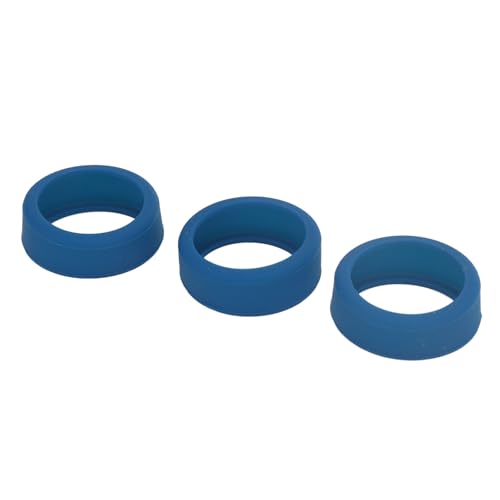 Protector de anillo de silicona elástico 3pcs azul oscuro miniatura 2