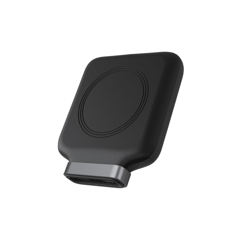 Xoopar Iné Oda Batería Magnética 5000 mAh de Piel Reciclada - Negro | Batería magnética de 5000 mAh en piel reciclada: recarga tu móvil 2 veces, puertos USB-C y Lightning