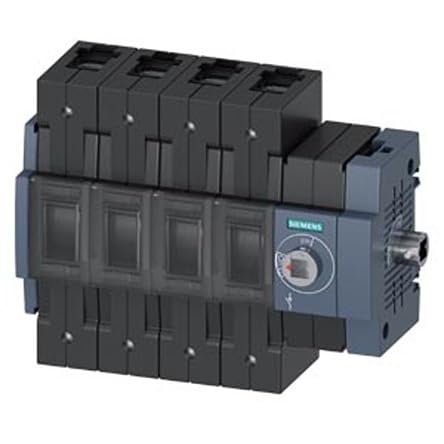 Sectionneur Siemens 80A 4 pôles taille 2 commande latérale droite sans poignée - 3