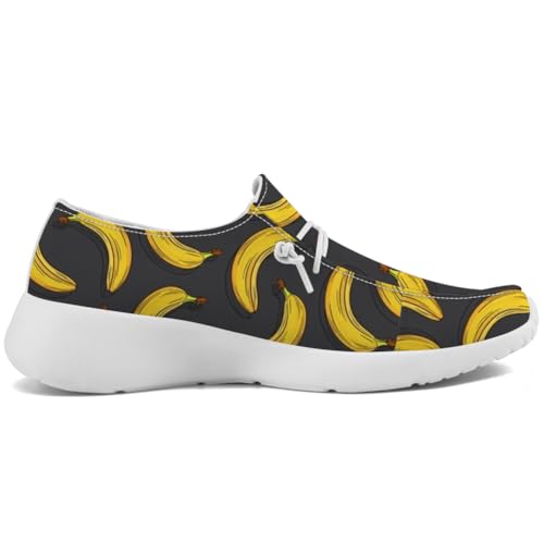 Quorax Banana Sneakers Women Men Loafers Slip-on Shoes Banana Gifts for Women Men4