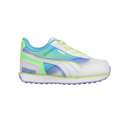 PUMA Toddler Boys Future Rider Airbrush Lace Up Sneakers Shoes Casual - White