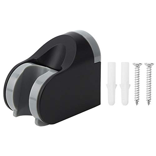 Abs Mat Negro Soporte de ducha Soporte para cabezal de ducha Spray de mano Soporte móvil ajustable Accesorios para el baño en el hogar Soporte de cabezal de ducha de mano ajustable Soporte de soporte Cover