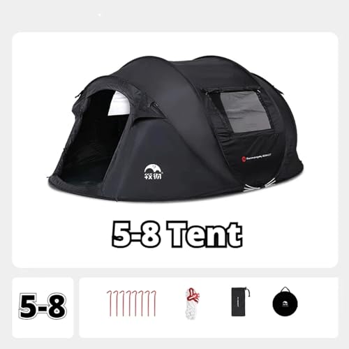 Carpa portátil impermeable para camping de 5-8 personas miniatura 2