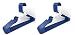 Mainstays Durable Blue Plastic Adult Clothes Hangers 20 Pack. Notched to Suit All Clothing Needs. Great for Organizing Shirts, Jeans, Jackets, Pants, Sport Coats & Dress Slacks in Your Closet. US Made