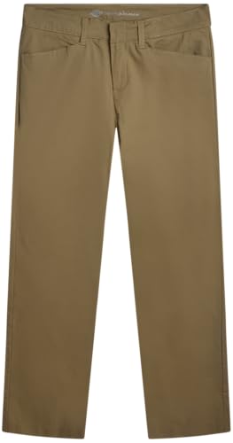 Dickies Women's Curvy Straight Leg Stretch Twill Pant