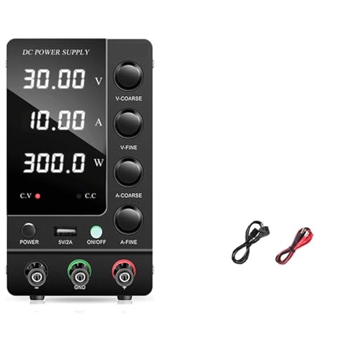 Alimentation variable de laboratoire CC 30V 10A régulateur courant tension 220V