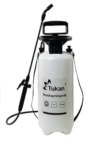 TUKAN Drukspuit 5 Liter | Tuinspuit en sproeier voor plantenbescherming | 5 L inhoud | Verstelbare sproeikop | Sproeifles voor planten | Efficiënt spuiten voor huis & tuin