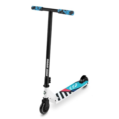 Patinete de Acrobacias Trickster Pop Motion – Scooter Freestyle para Principiantes con Deck de Aluminio y Ruedas de 100 mm ABEC 5
