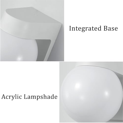 LED extérieur applique murale IP65 éclairage mural intérieur noir - 5
