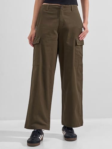Image of Tokyo Talkies Women Linen, Cotton, Trousers for Woman, Palazzo Pants for Woman