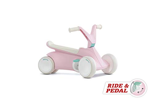 BERG GO2 2 in 1 Push and Pedal Go Kart (Pink)