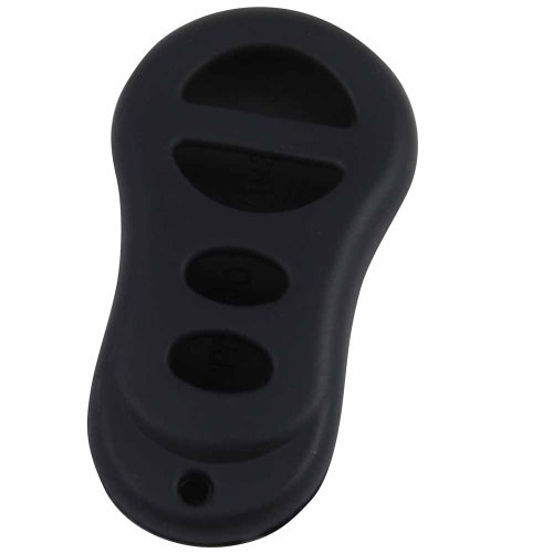 KEYGUARDZ Black Rubber Keyless Entry Remote Key Fob Skin Cover Protector