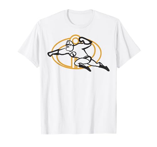 T-shirt Incredibles 2 Mr. Incredible Disney Pixar en coton col rond manches courtes