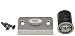 Drive-in Closet Door Ball Catch, with Strike Plate, Satin Nickel, 2 Pack