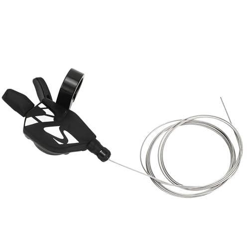 NDNCZDHC Bike Gear Shifter Aluminum Alloy Bike Brake Levers Black 7 Speed Shifter Waterproof Gear Shifter for 22.2mm Handlebars