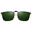 Smoke Green Lens/Dark Green Vision