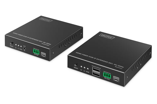 DIGITUS HDMI Fiber KVM IP Extender Set 4K