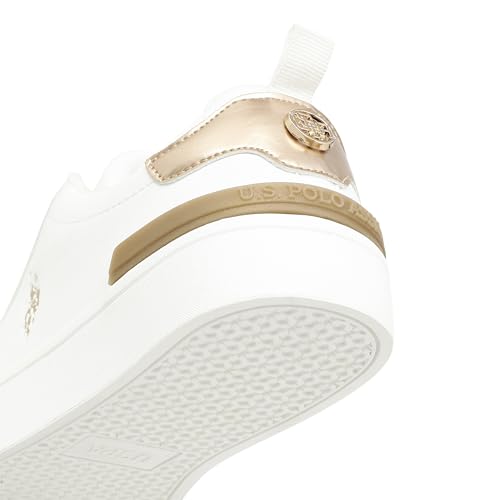 Image of U.s polo assn.Women Arya 3.0 White Casual Shoes with Comfort Insole