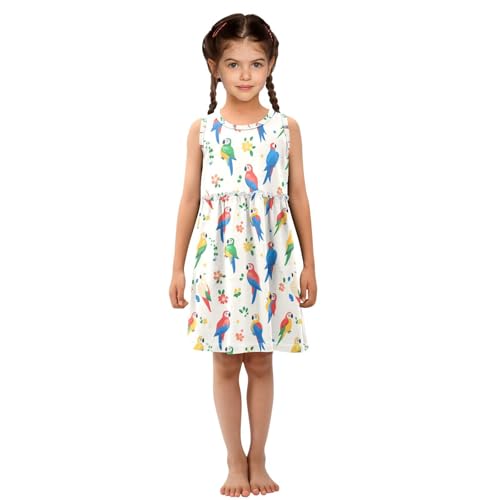 Toddler Girls Sleeveless Dress Toddlers Casual Loose Sundresses Play Dresses4