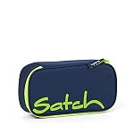 Satch – Satch Schlamperbox Toxic Yellow - Dunkelblau