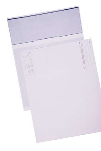 Checkomatic Computer Check Paper - 100 Pack - Top Blank Stock Checks - Security Features & Laser Printer Compatible - Blue Diamond #TOP2