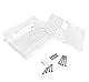 Aihasd Clear Acrylic Case Shell Housing for LCR-T4 Transistor Tester ESR SCR/MOS