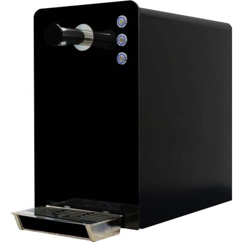 BieTal® Wassersprudler BT-30 Tafelwasseranlage mit Kühlung Sprudelwasser Trinkwasser Wasserspender 30 L/h - schwarz