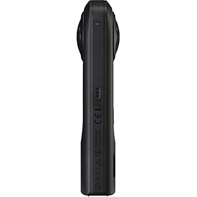 Ricoh Theta Z1 51GB Black 360 Camera, Two 1.0-inch Back-Illuminated CMOS sensors, Increased 51GB Internal Memory, 23MP Images, 4K Video with Image stabilization, HDR, High-Speed Wireless Transfer