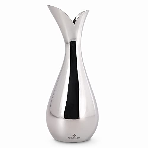Stainless Steel Mini Vase, 6" Tall – Handcrafted Mirror Finish