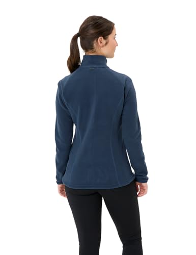VAUDE Damen Rosemoor Fleecejacke, Zip-In-Funktion, angenehm warm und atmungsaktiv, dark sea, 40