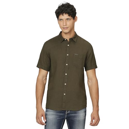 Image of Pepe Jeans Men's Cotton Regular Fit Shirt