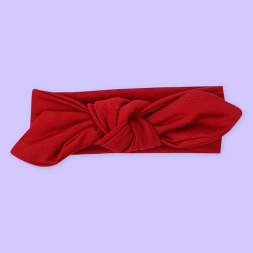 Image of POLKA TOTS Baby Hairbands for Kids Girl | Cute Stretchable Hair Bands for Baby Girls | Kids Hair Accessories | Elastic Infant Hairband | Toddler Hair Clips (Pack of 3)