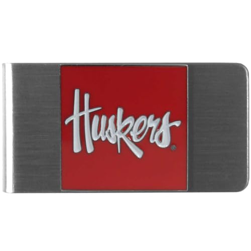 NCAA Siskiyou Sports Mens Nebraska Cornhuskers Steel Money Clip One Size Team Color