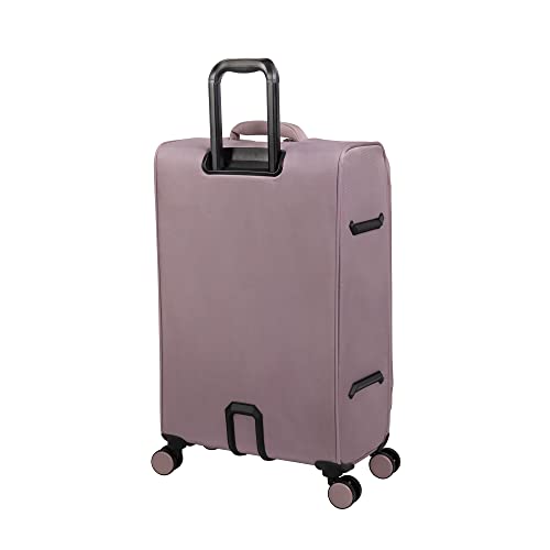 It Luggage Census 31" Softside Checked 8 Wheel Spinner, Soft Pink, 32" #TOP2